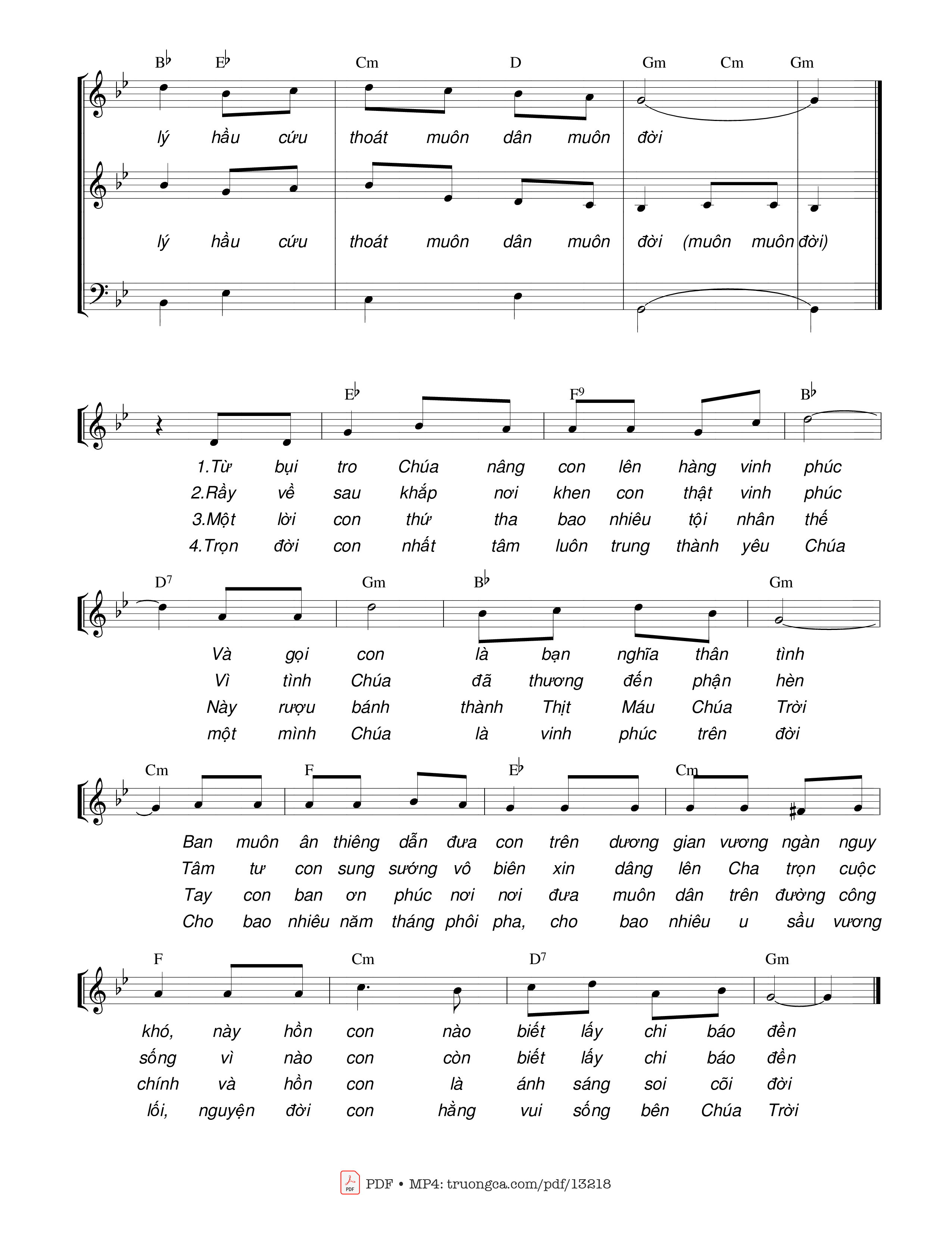 Từ ngàn xưa Cha đã yêu con cha gọi con giữa muôn người, Trang 3