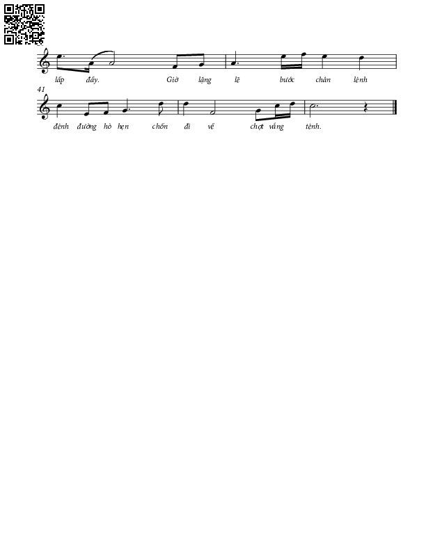Page 2 of Sheet music PDF Cơn mưa hạ - Trúc Hồ