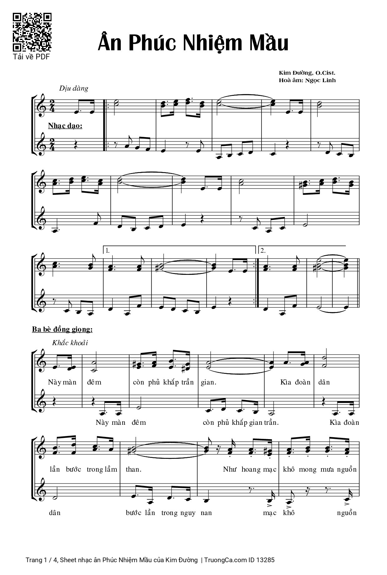 ân Phúc Nhiệm Mầu