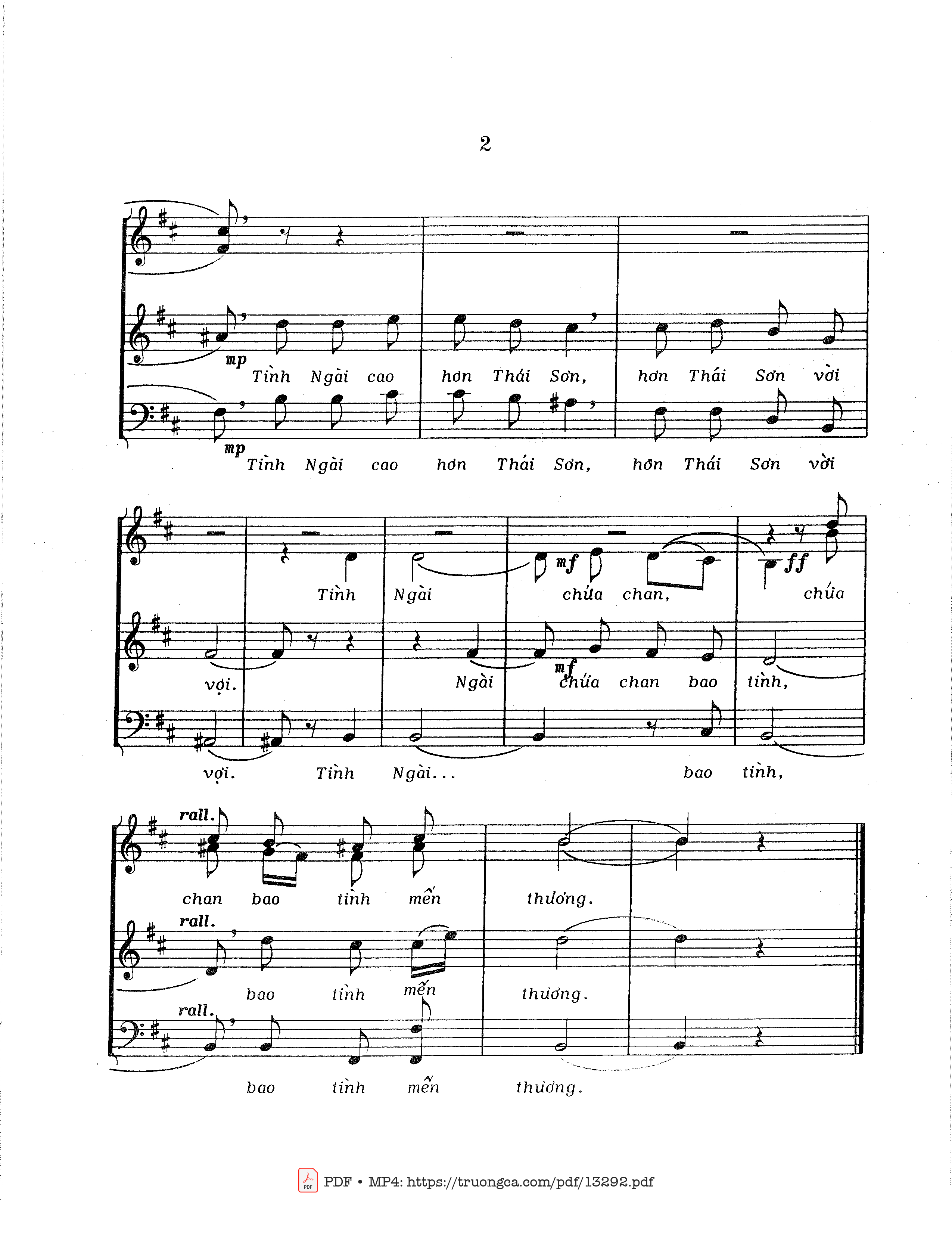 Con dâng lên Ngài niềm cảm mếm vô biên, Trang 2