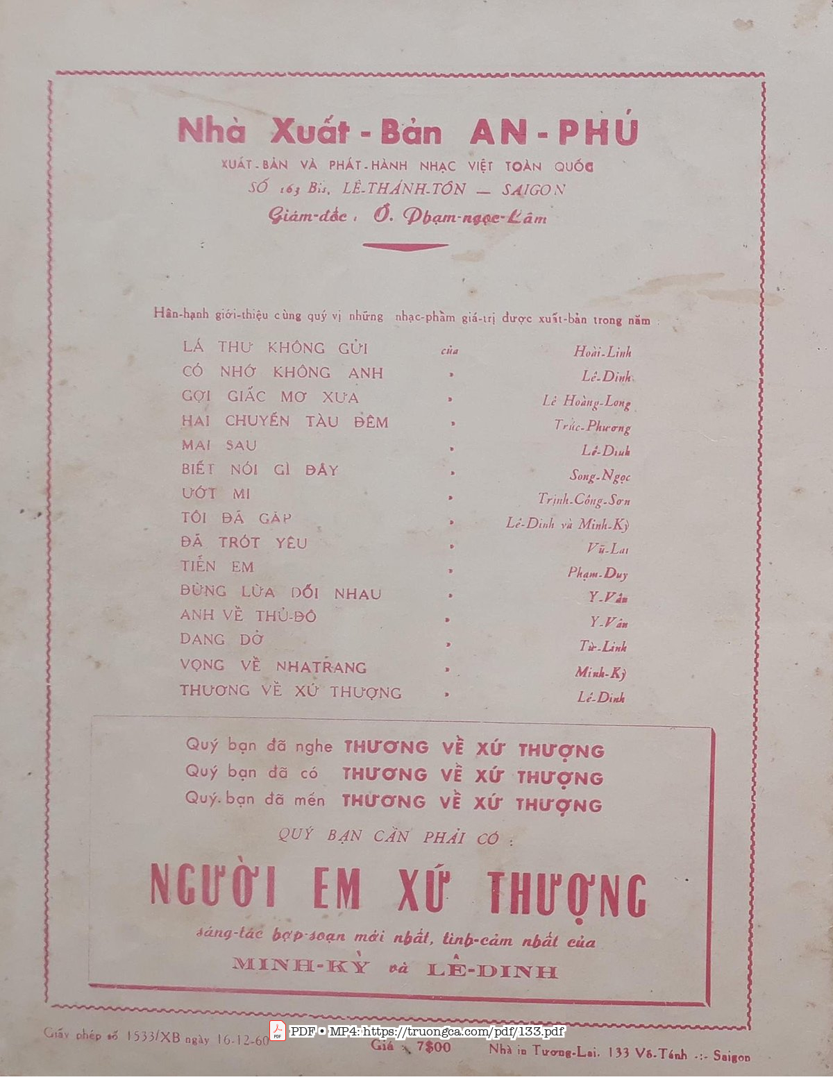 Version Y Phụng amp Lâm Thúy Vân, Trang 4