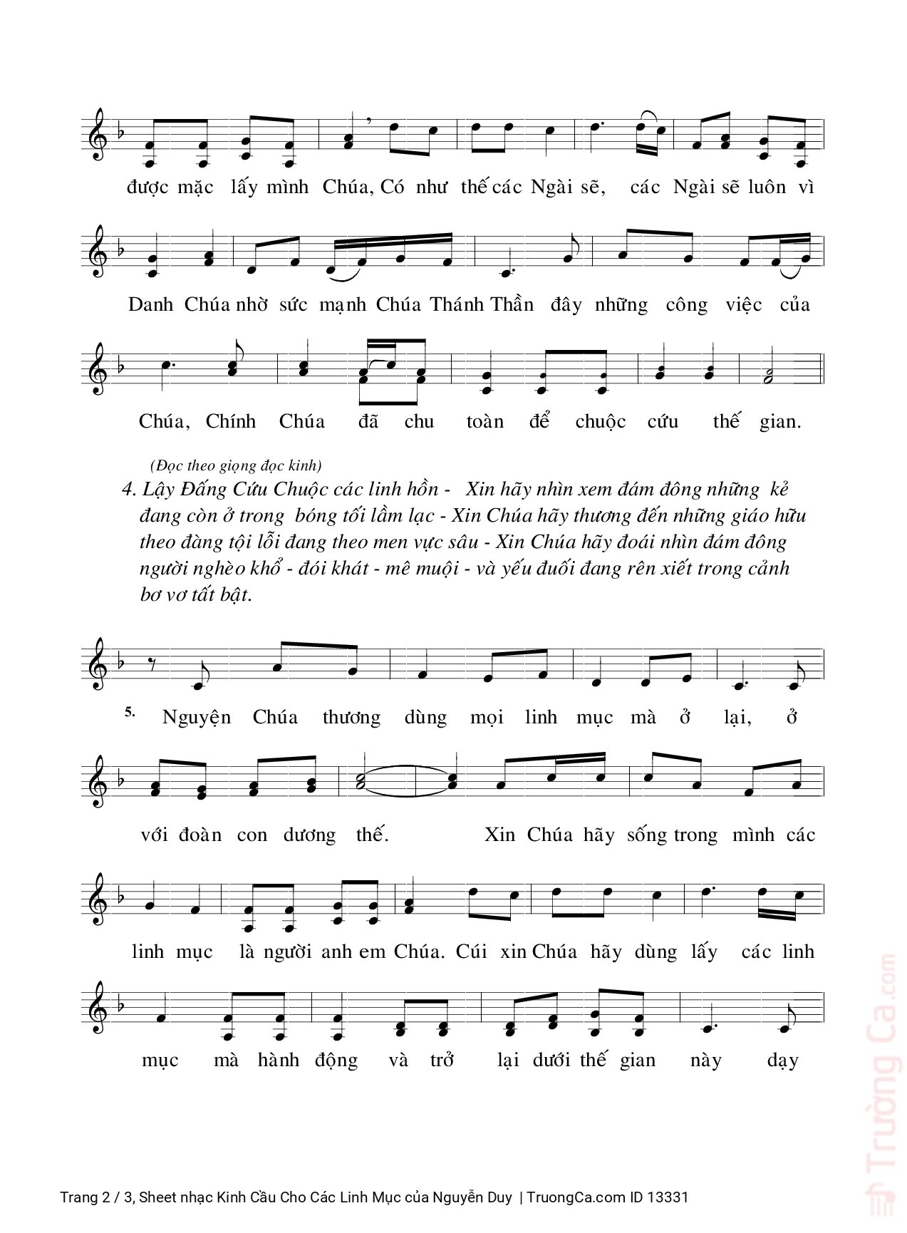 Thể hiện Ca đoàn Đức Mẹ Hằng Cứu Giúp , Trang 3