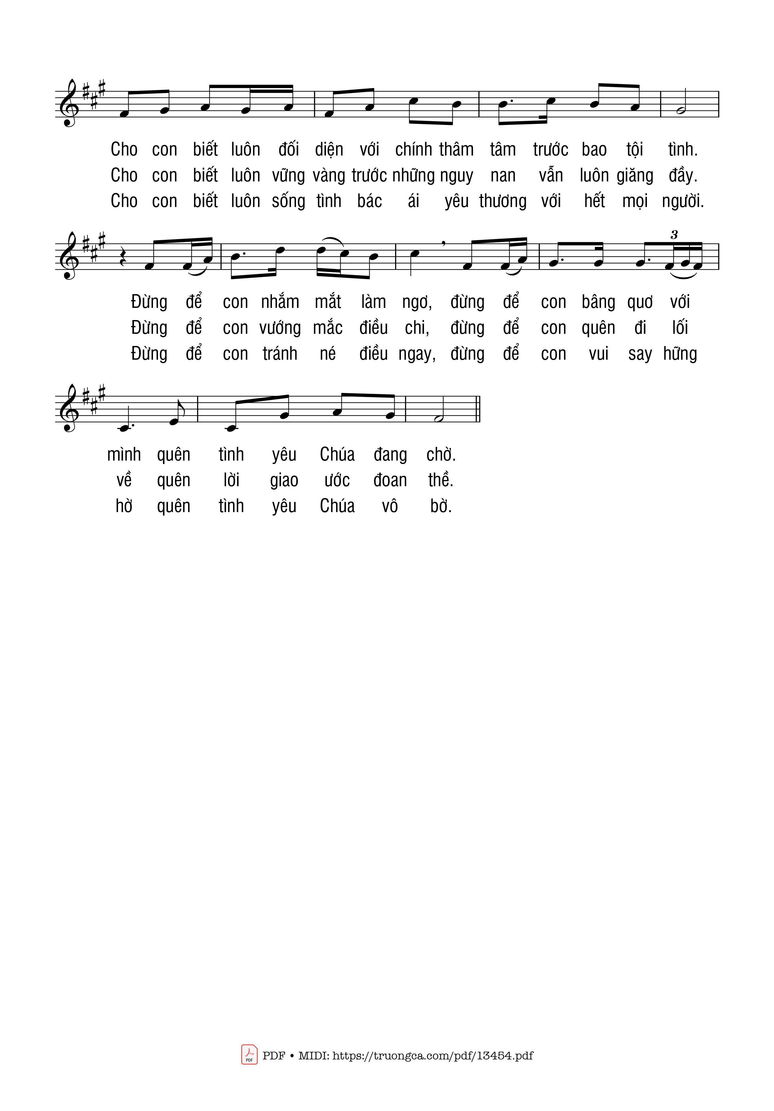 Page 2 of Sheet music PDF Dọn đường đón Chúa - Thái Nguyên