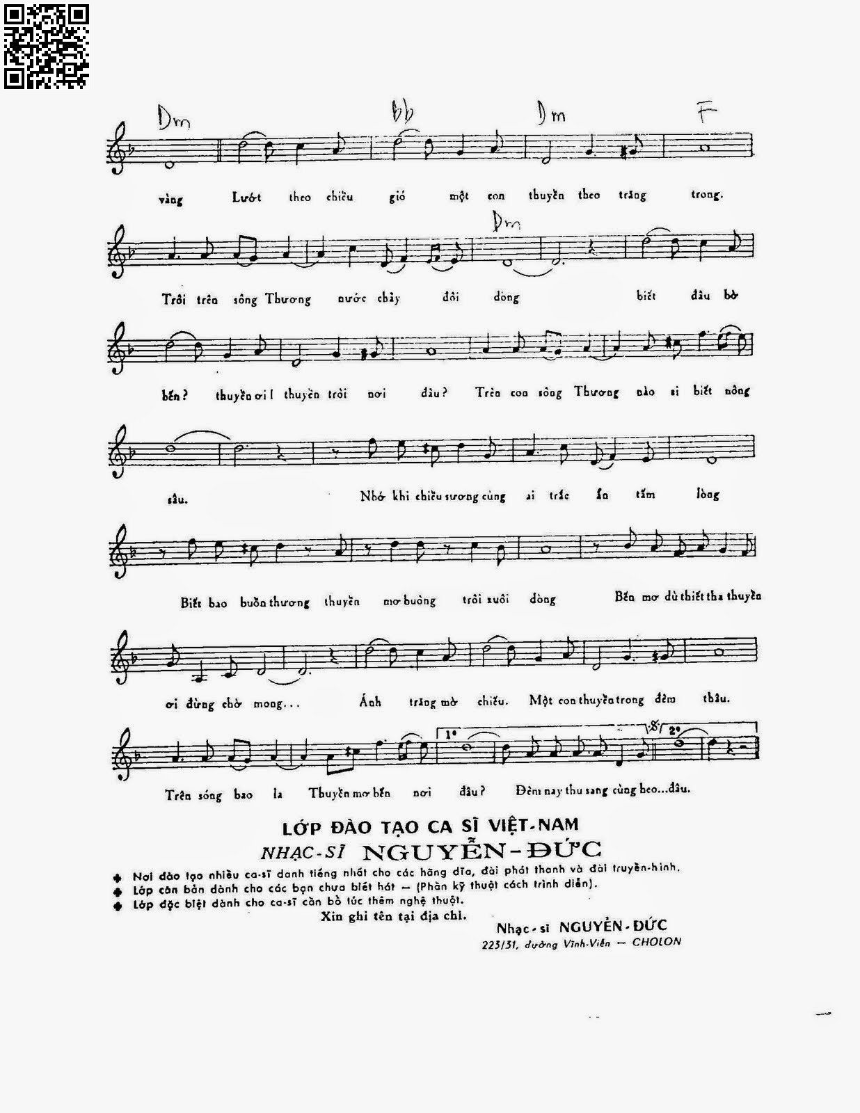 Page 7 of Sheet music PDF Con thuyền không bến - Đặng Thế Phong