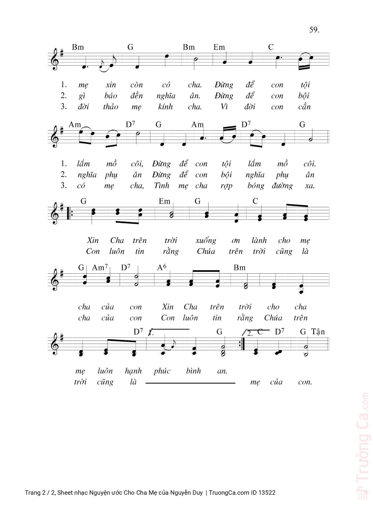 Con không cha như nhà không nóc Con không mẹ khóc đứng khóc ngồi, Trang 2