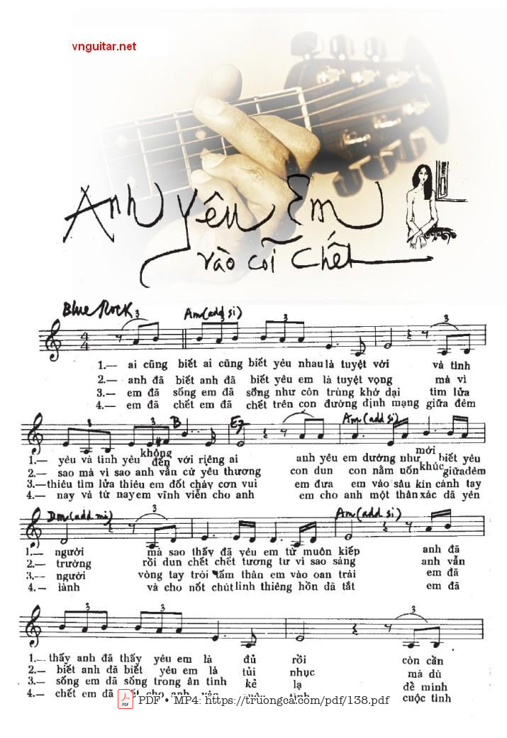 Anh yêu em vào cõi chết