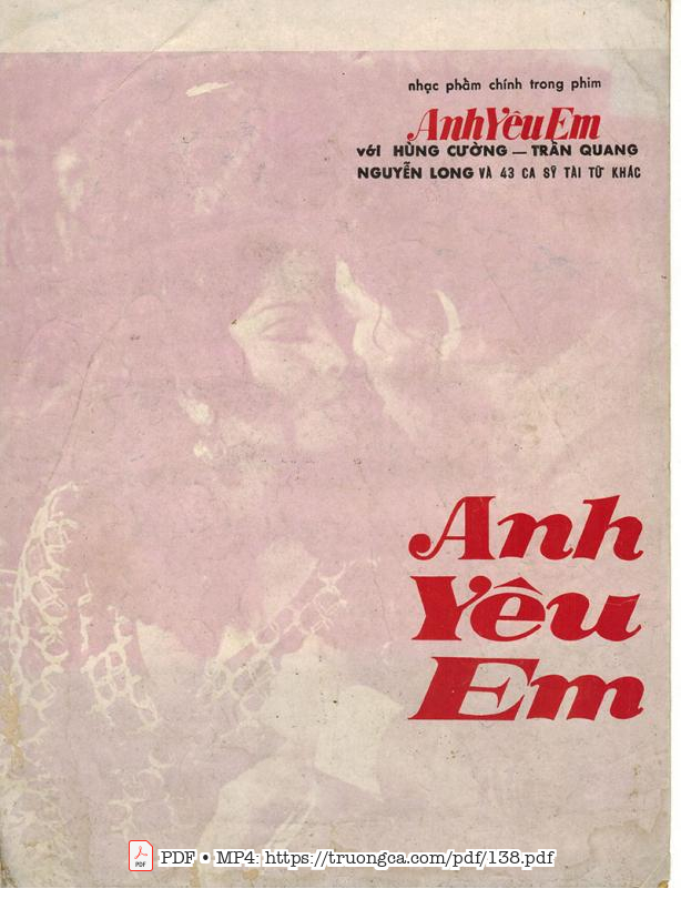 Page 3 of Sheet music PDF Anh yêu em vào cõi chết - Phạm Duy