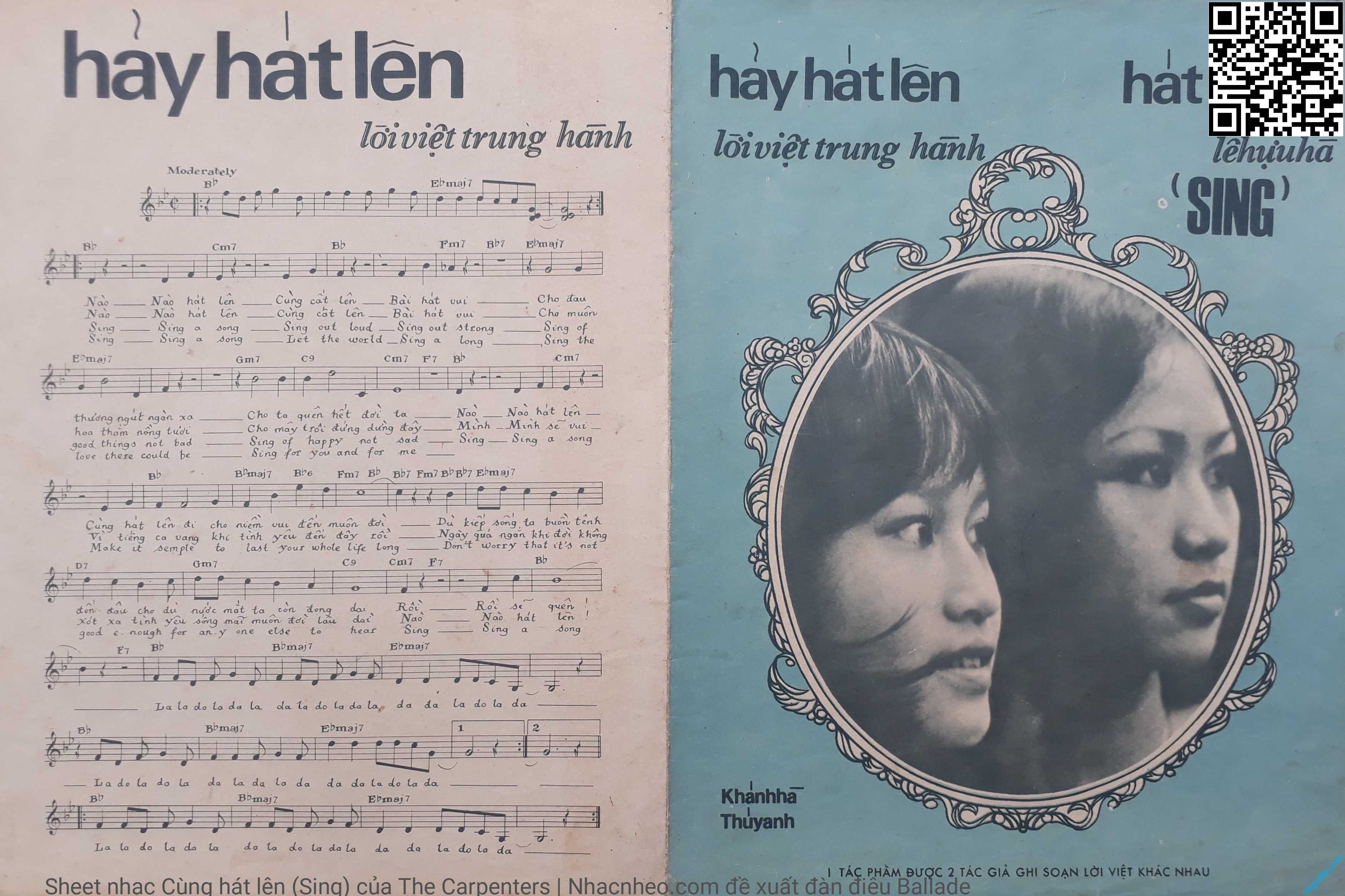 Sheet PDF of Cùng hát lên (Sing)