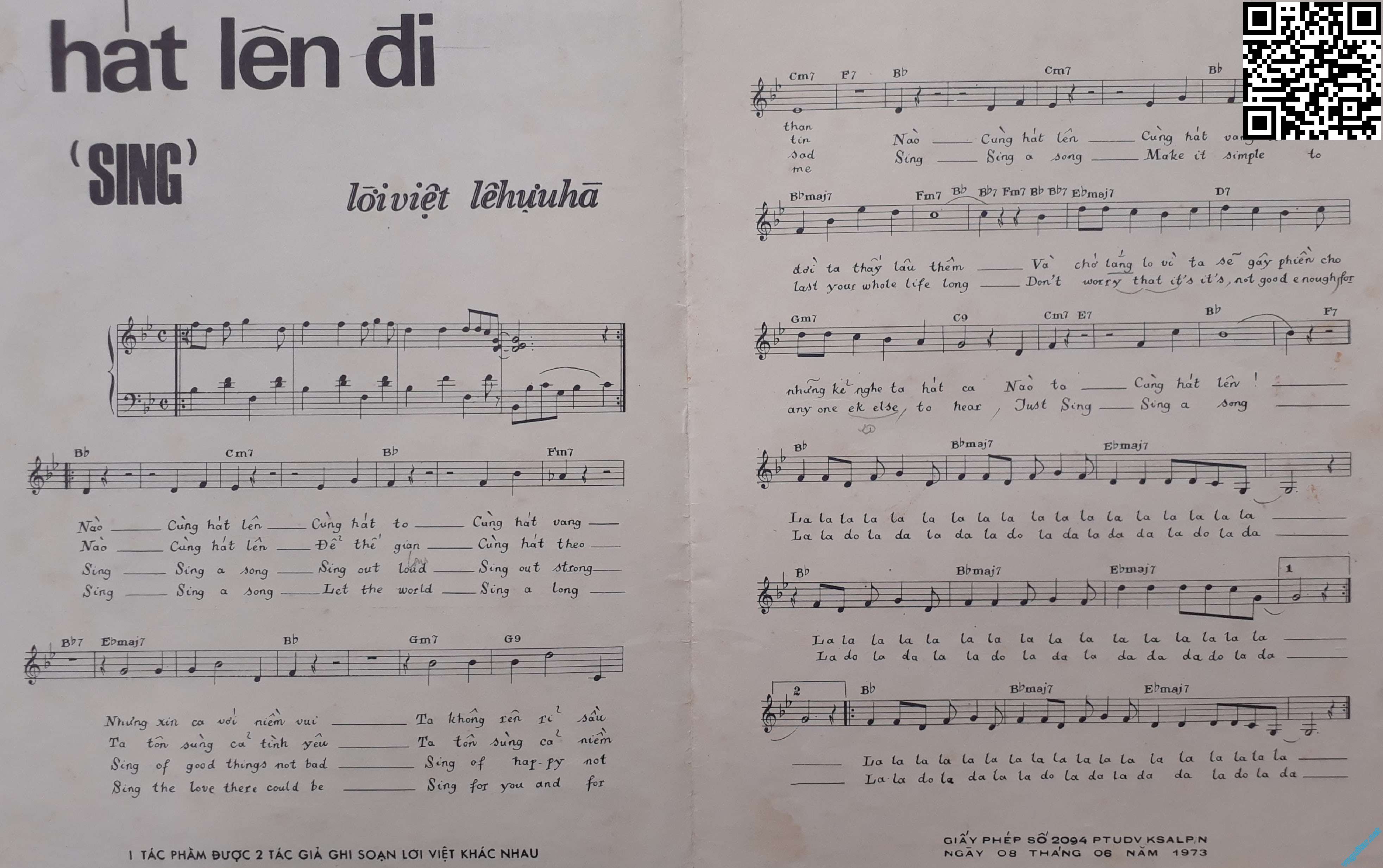 Hợp âm theo phần trình bày của ca sĩ Kiều Nga, Trang 2