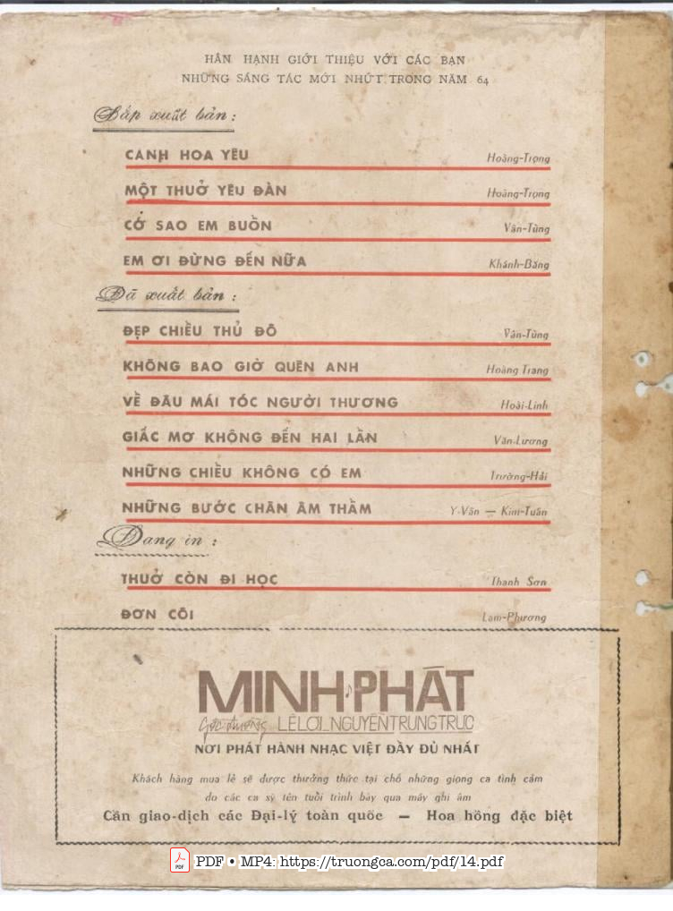 Page 4 of Sheet music PDF Ai cho tôi tình yêu - Trúc Phương