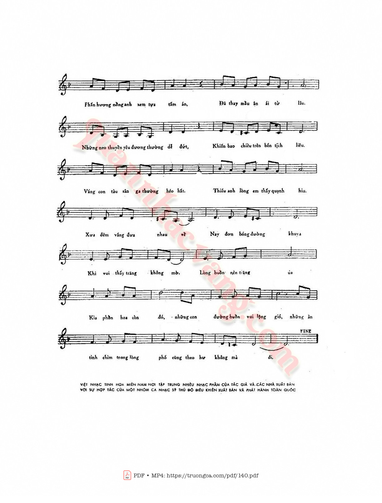 Page 2 of Sheet music PDF Ảo ảnh - Y Vân