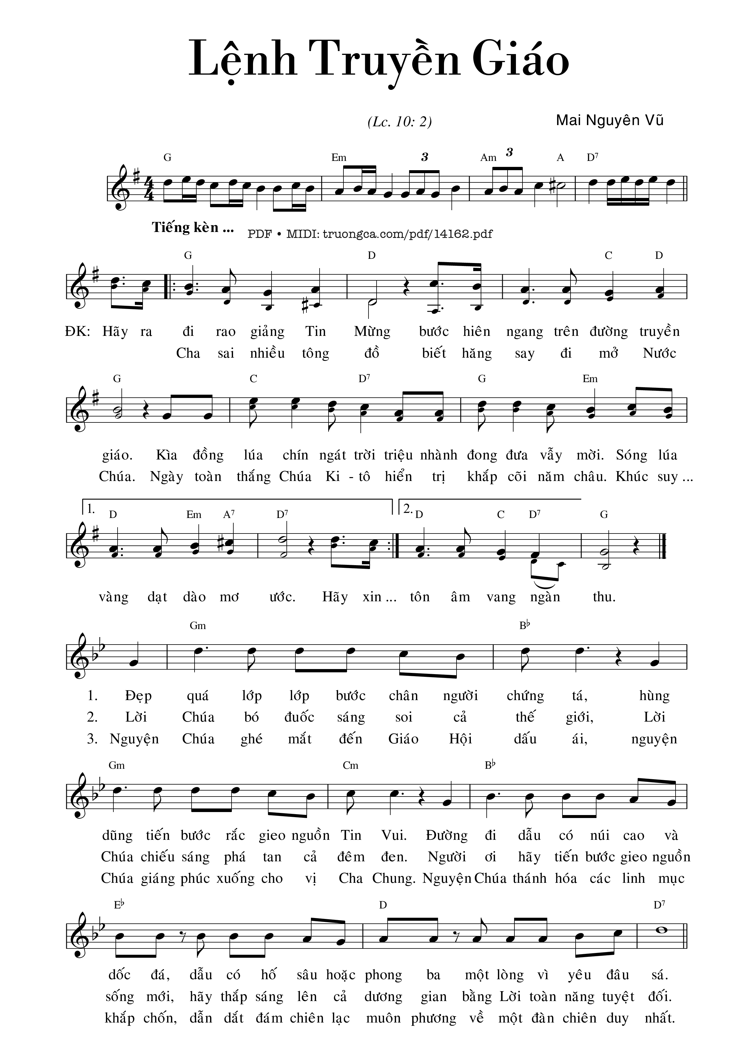 Lệnh Truyền Giáo