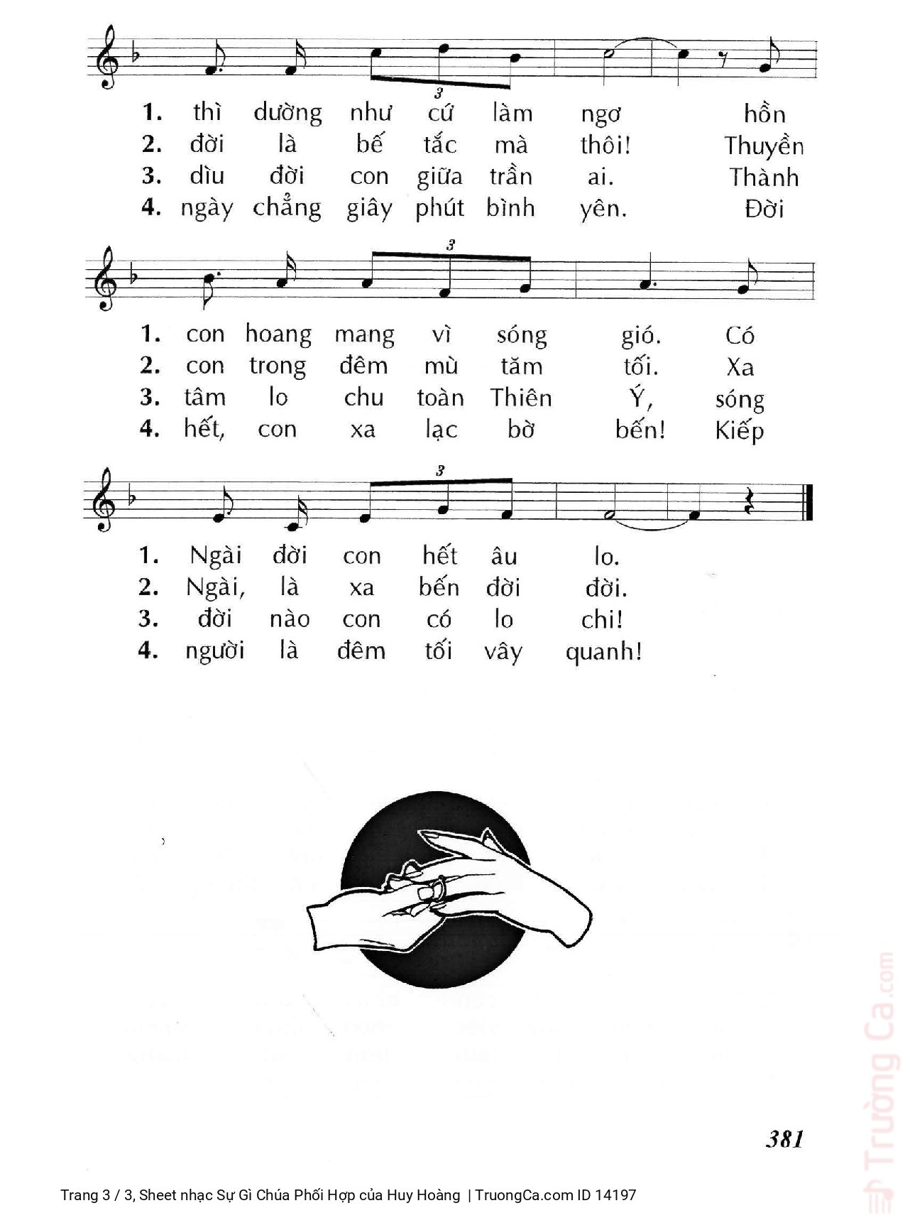 Page 3 of Sheet music PDF Sự Gì Chúa Phối Hợp - Huy Hoàng