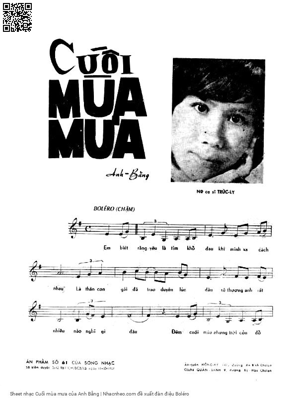 Page 2 of Sheet music PDF Cuối mùa mưa - Anh Bằng