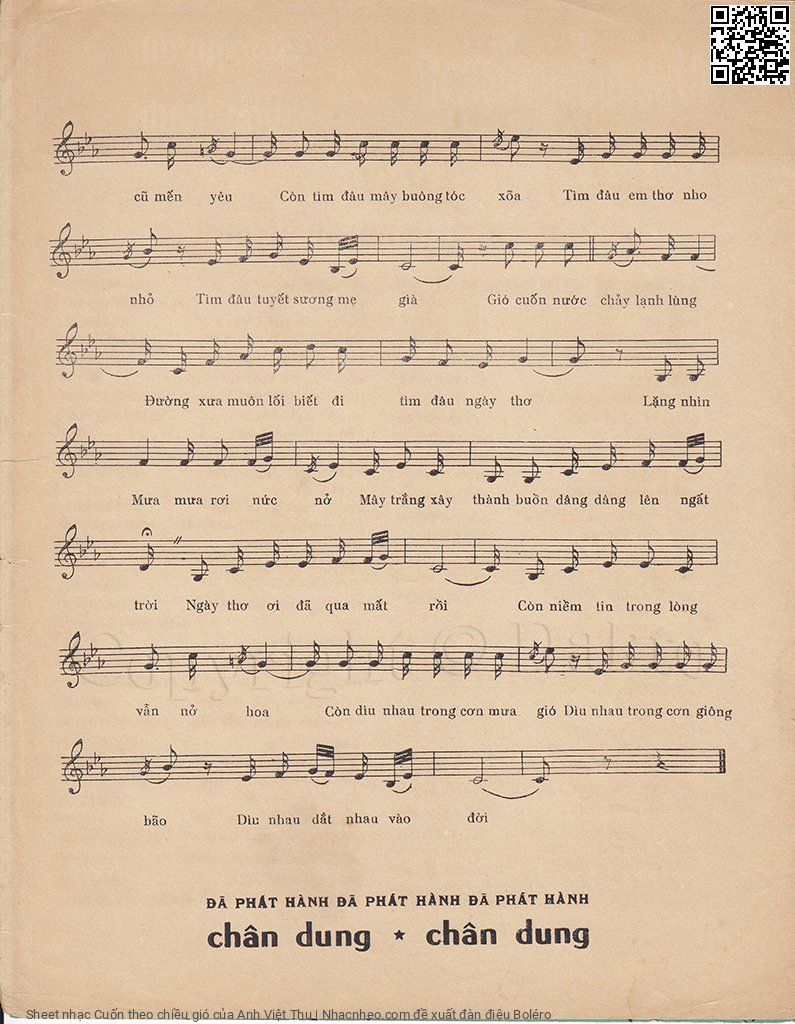 Page 3 of Sheet music PDF Cuốn theo chiều gió - Anh Việt Thu