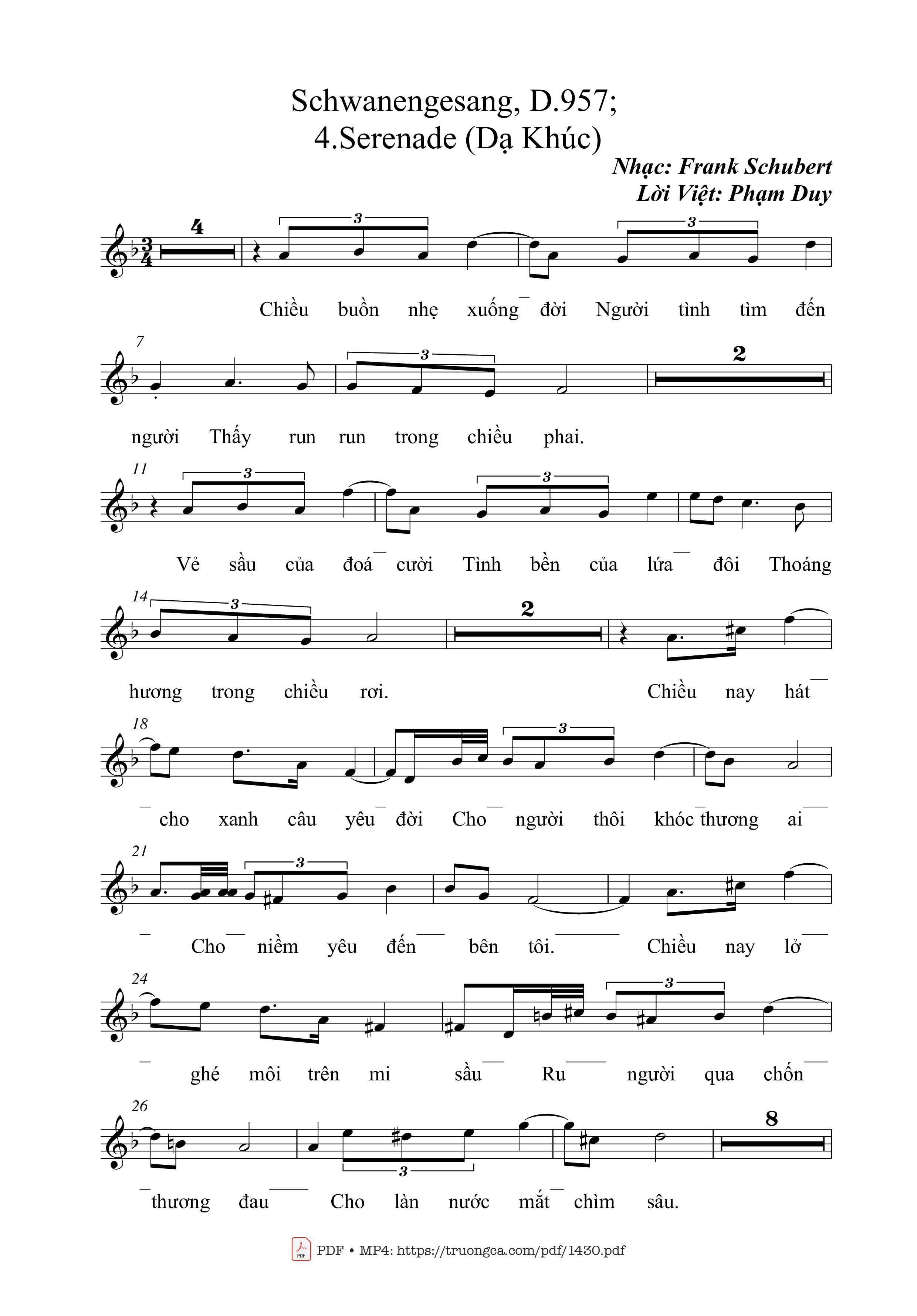 Dạ khúc (Serenade)