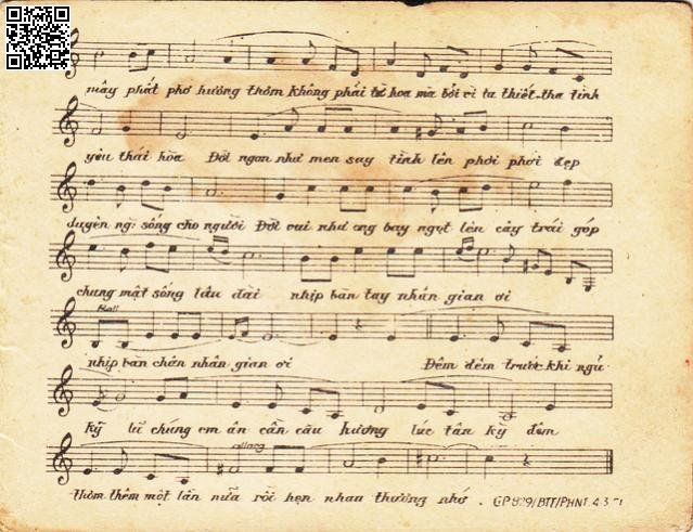 Page 3 of Sheet music PDF Dạ Lai hương - Phạm Duy