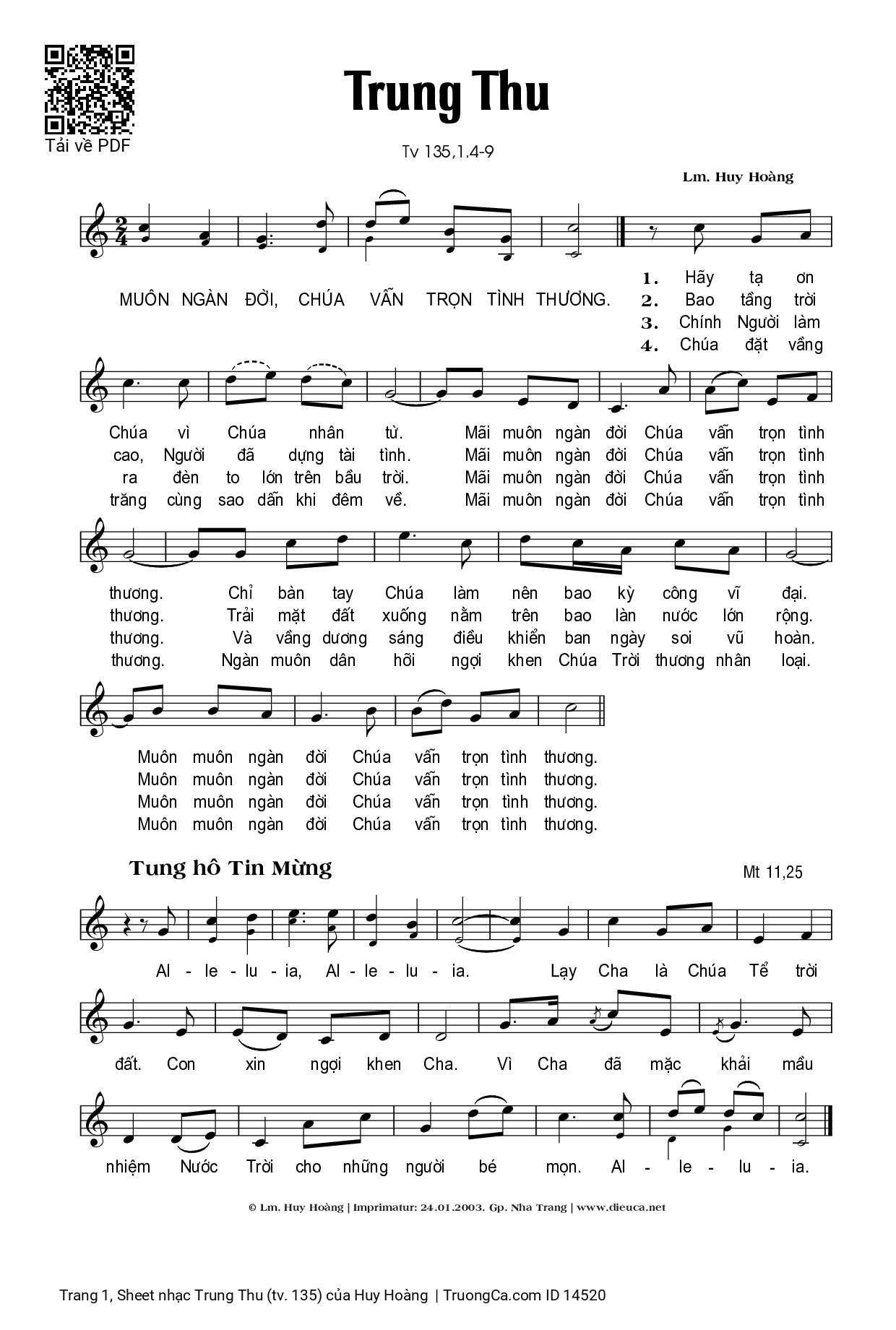 Muôn ngàn đời Chúa vẫn trọn tình thương, Trang 6