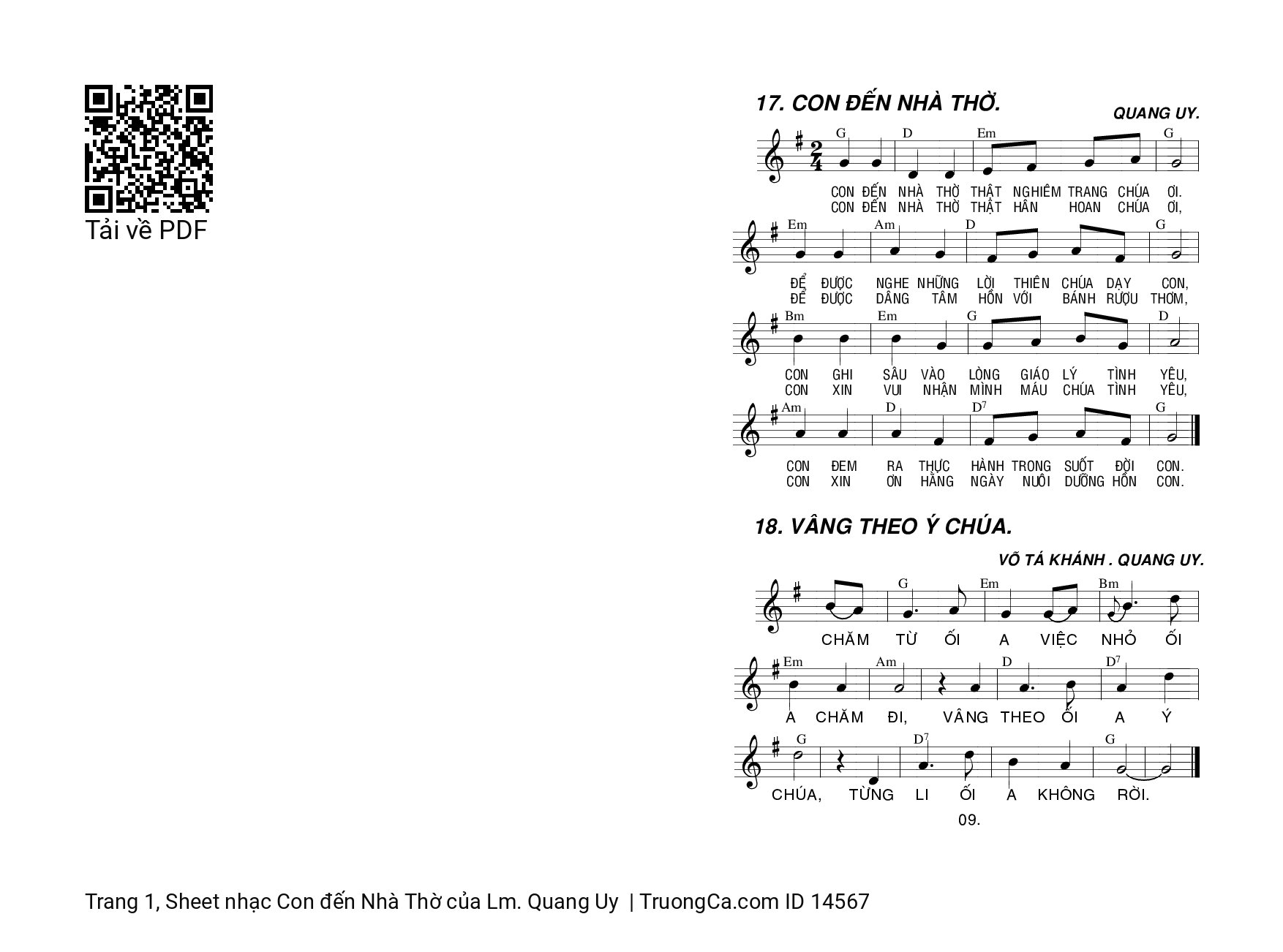 Con đến Nhà Thờ