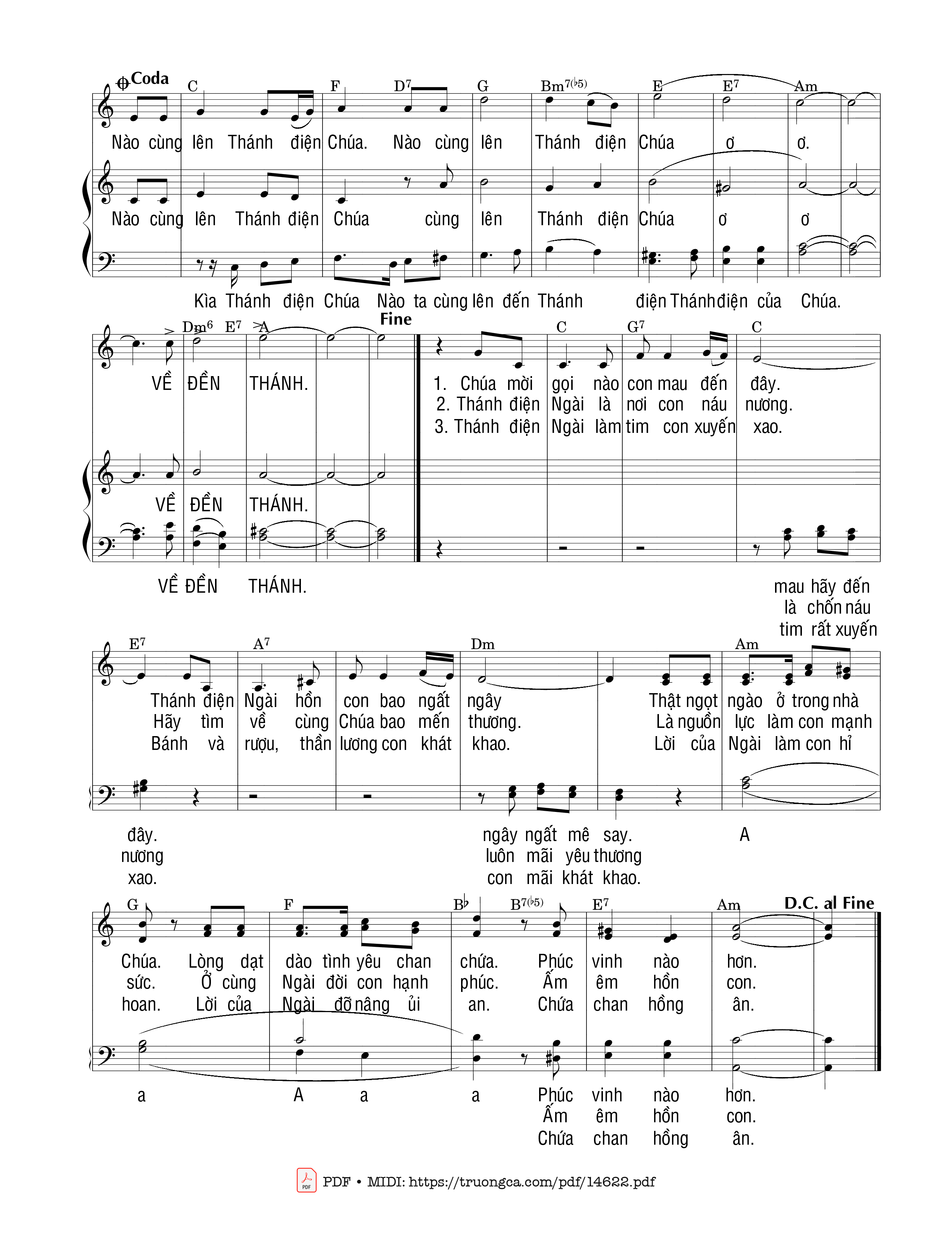 Đường lên Thánh điện Chúa ôi bao nhiêu tin yêu thiết tha, Trang 2