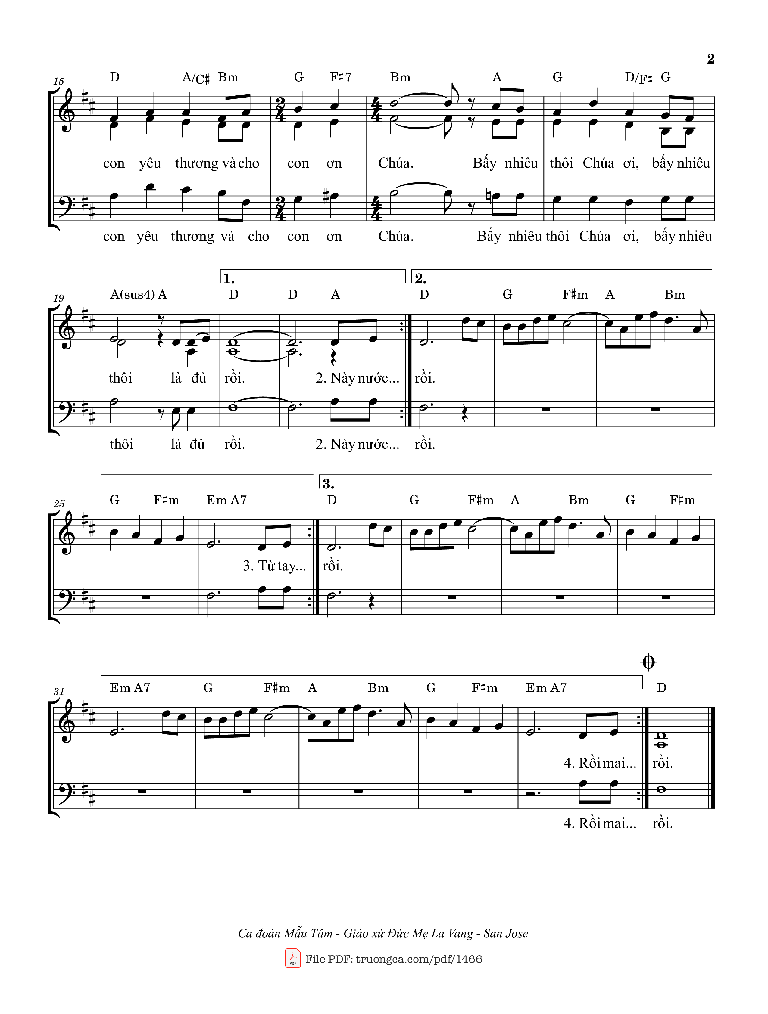Page 4 of Sheet music PDF Dâng và xin (These alone are enough) - Daniel L. Schutte