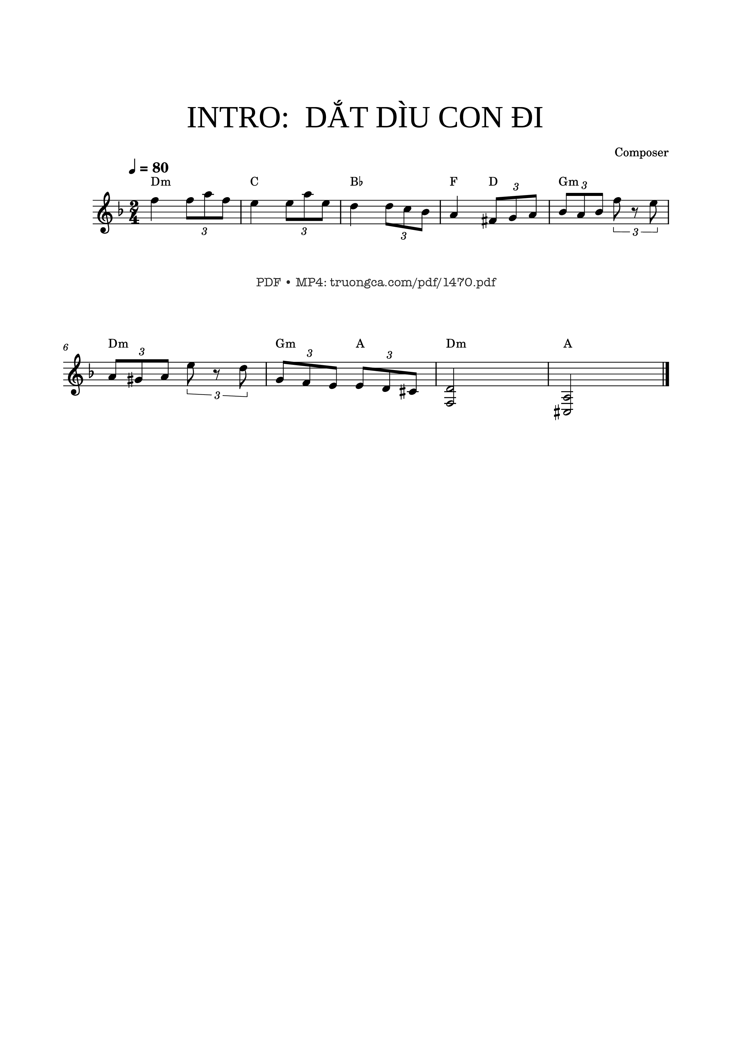 Page 3 of Sheet music PDF Dắt dìu con đi - Lãng Du
