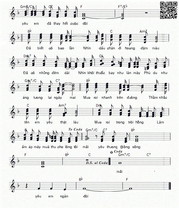Page 2 of Sheet music PDF Yêu thương muộn màng - Trịnh Nam Sơn