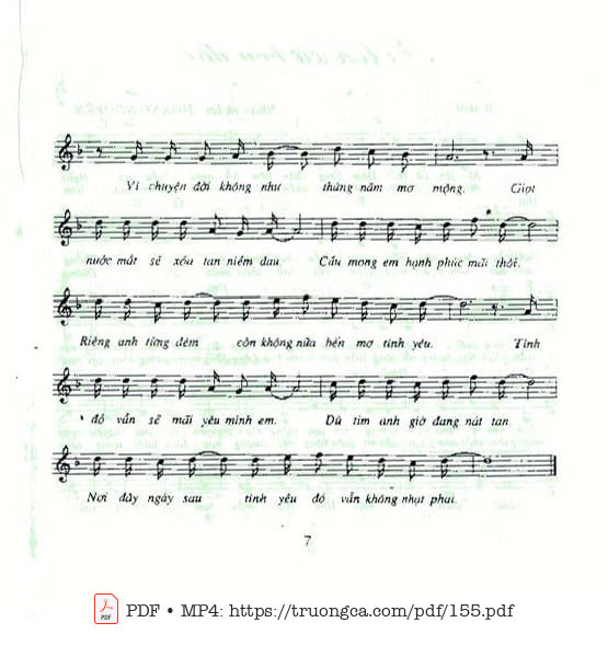 Page 2 of Sheet music PDF Áo hoa bên người (Jin sheng jin shi - 今生今世) - Nhạc Hoa
