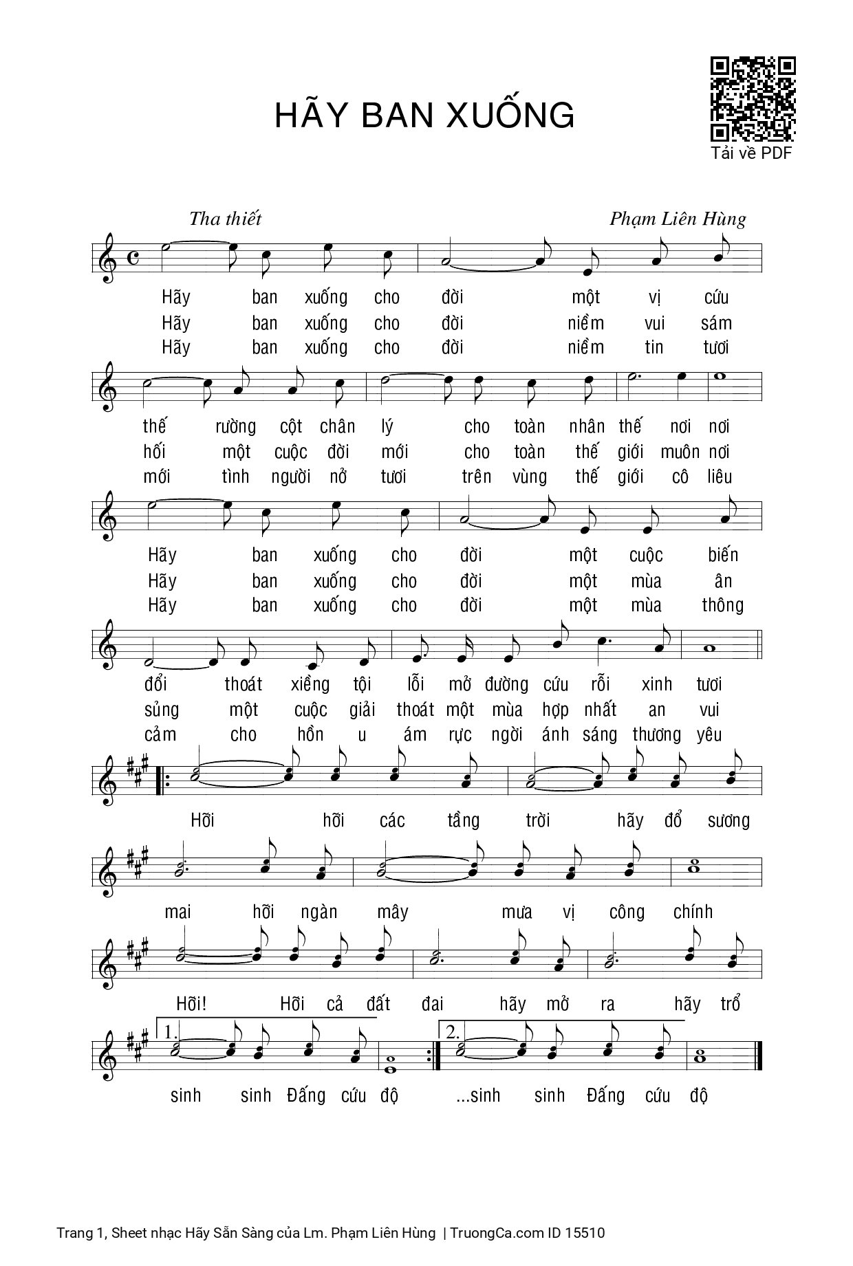 Hãy Sẵn Sàng - Lm. Phạm Liên Hùng