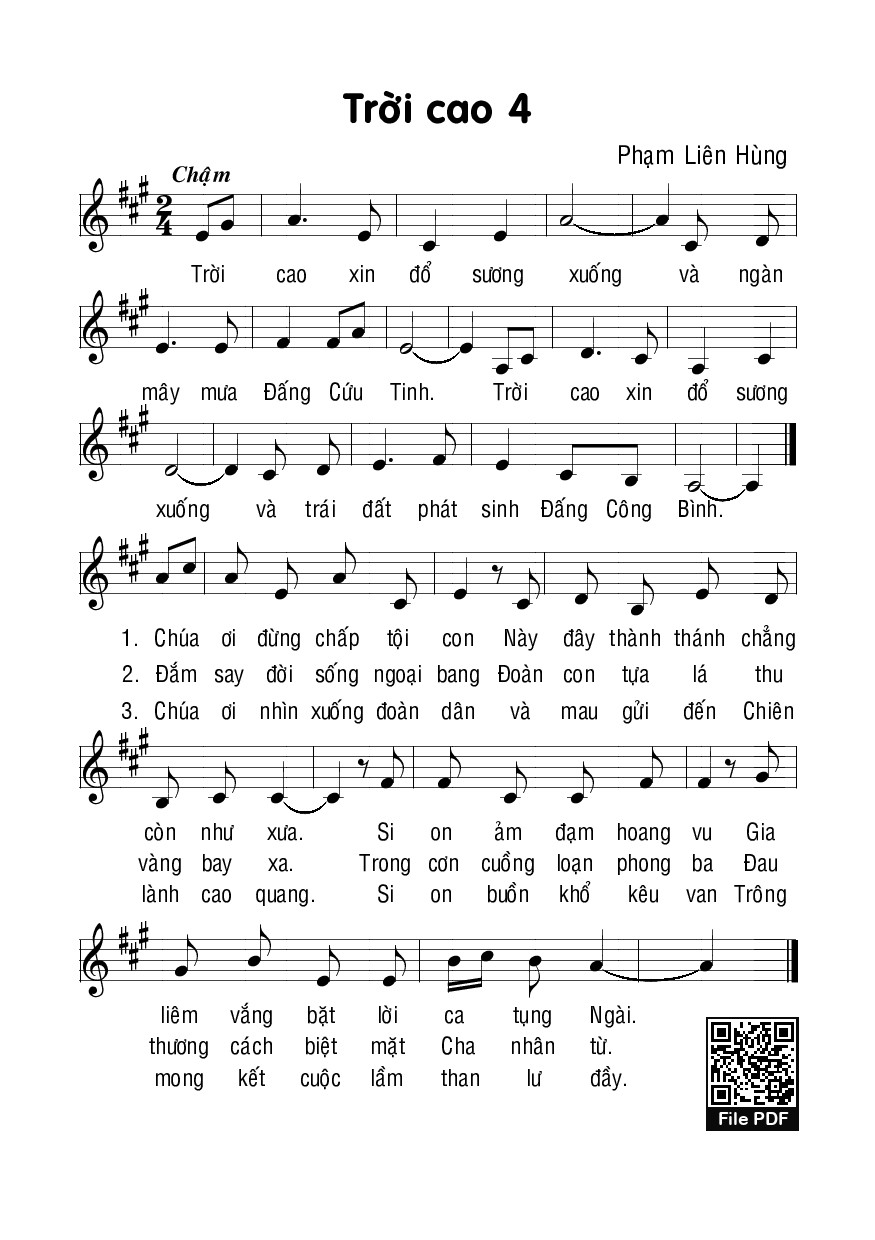 Trời Cao 4 - Lm. Phạm Liên Hùng