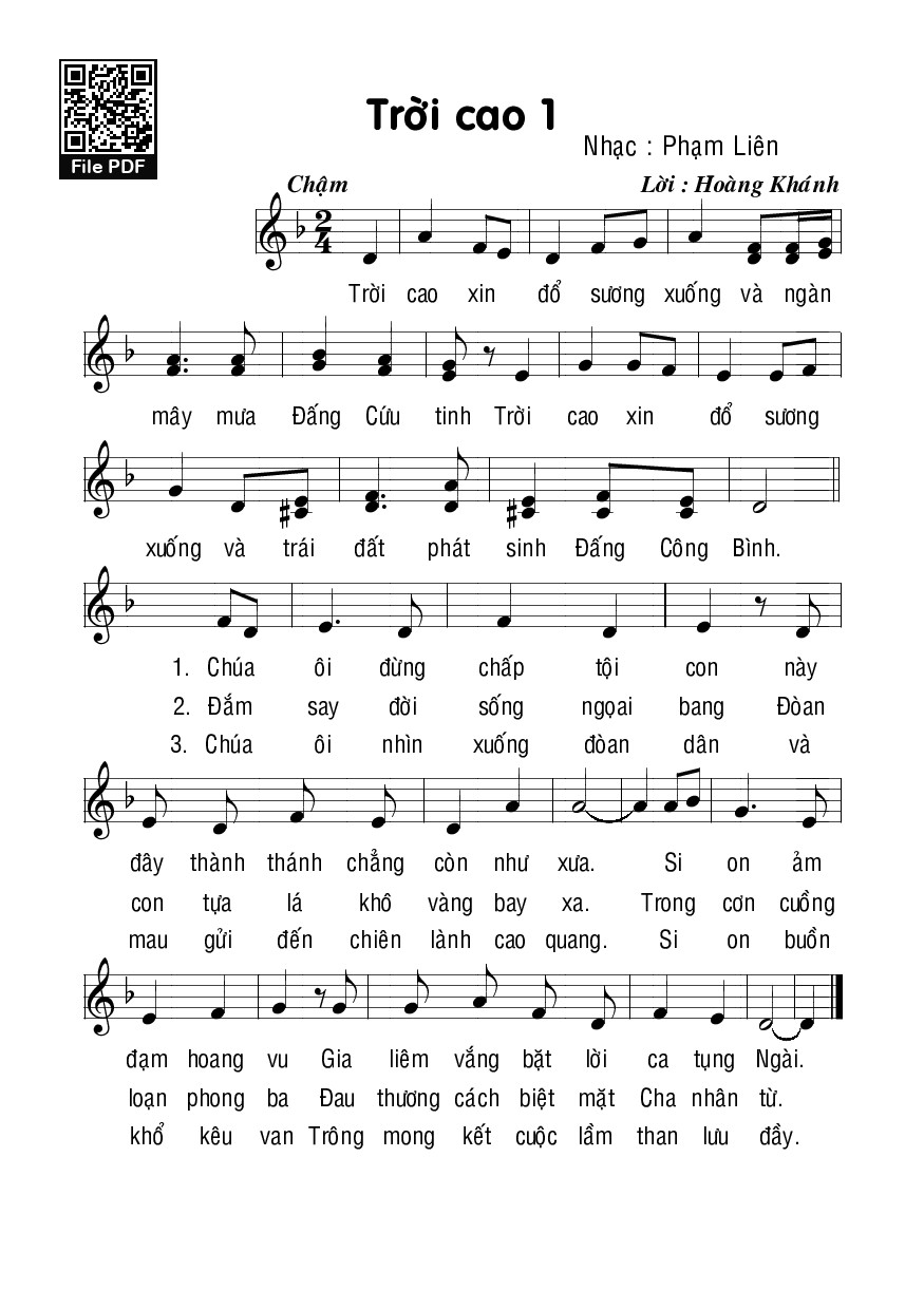 Trời Cao 1 - Lm. Phạm Liên Hùng