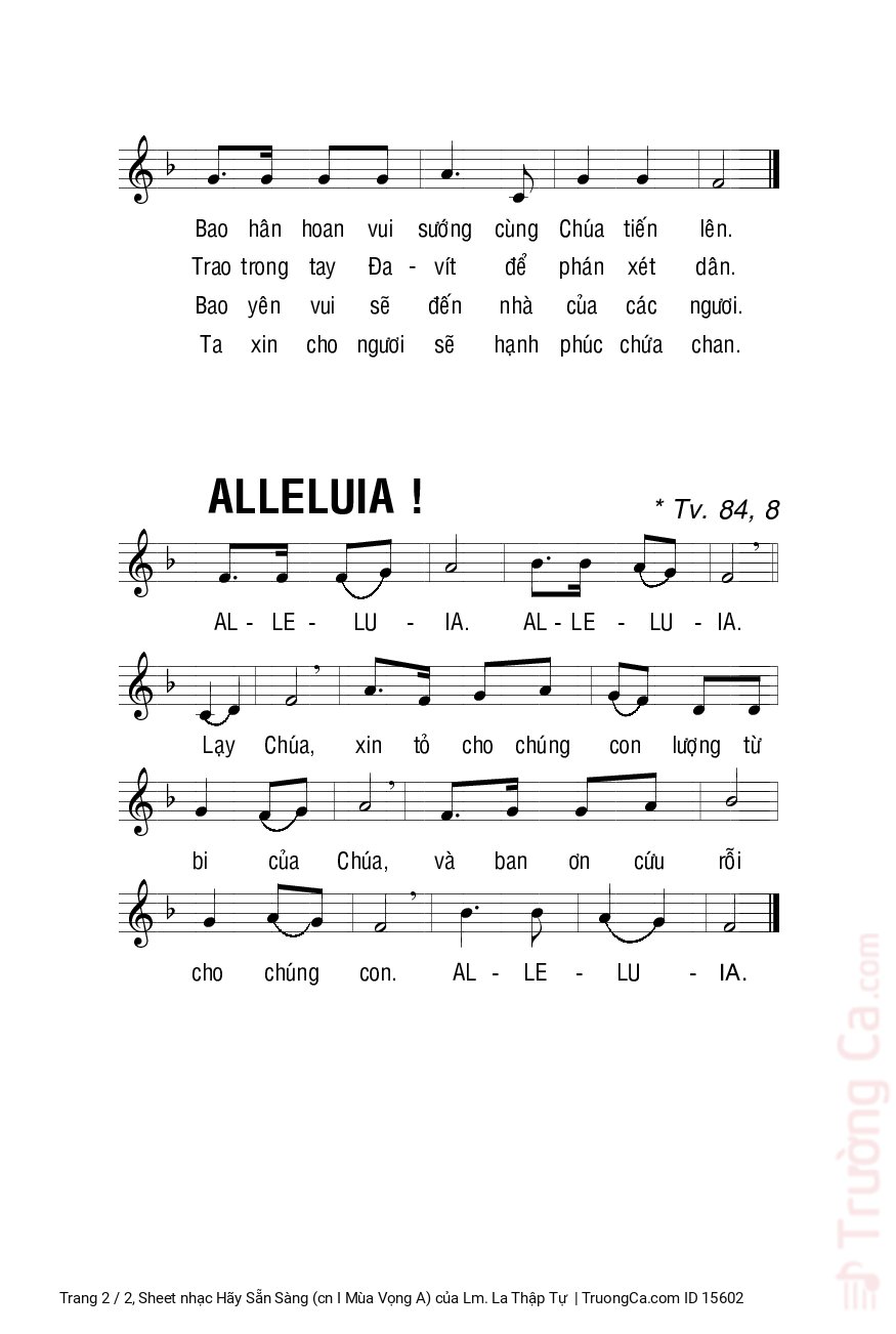 Hãy sẵn sàng cho dẫu đang bình an Hãy sẵn sàng kiên vững trong niềm tin, Trang 3