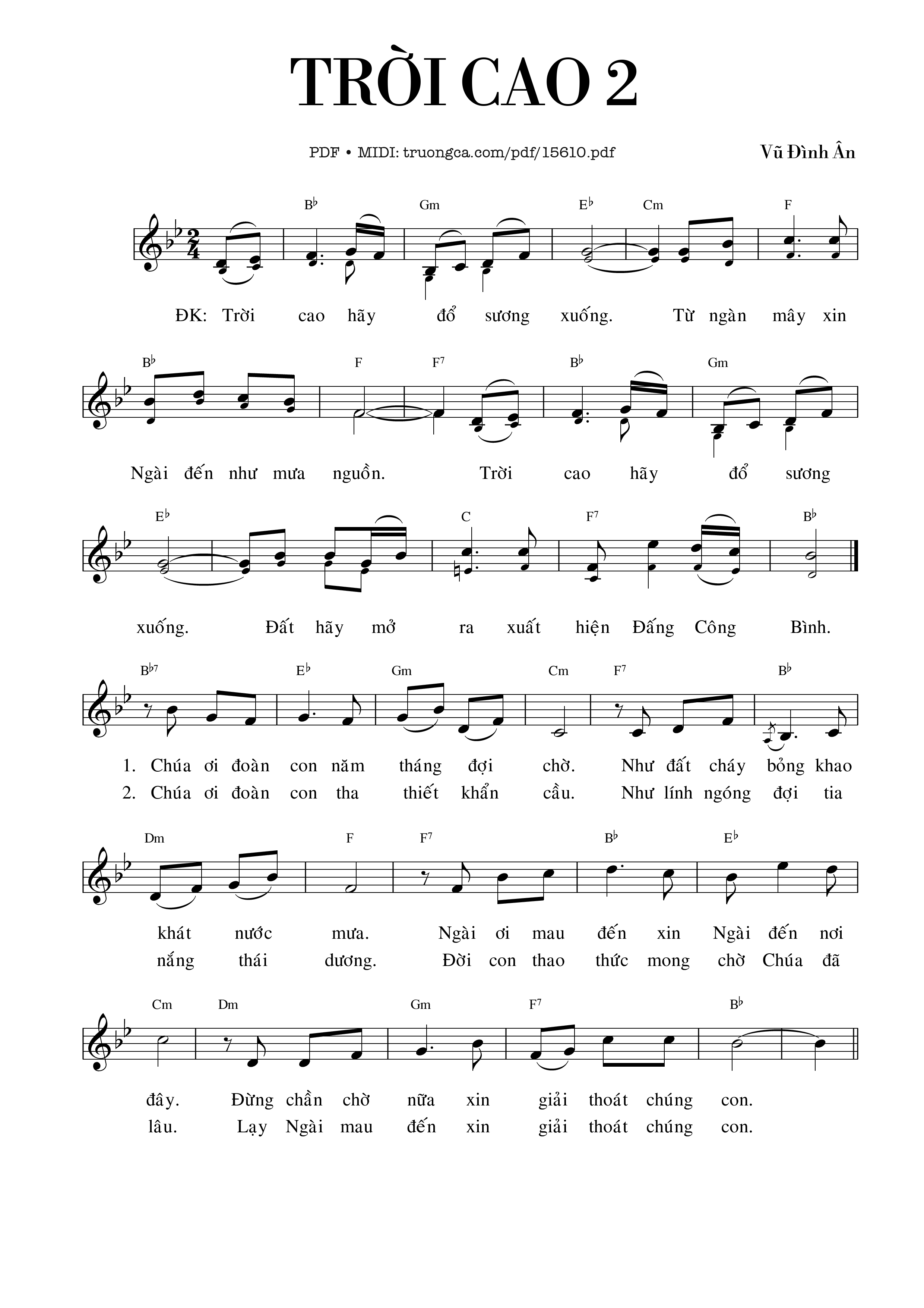 Trời Cao 2 - Vũ Đình Ân