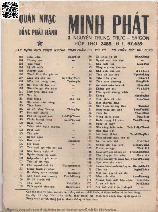 Page 4 of Sheet music PDF Dừng bước giang hồ - Hoàng Trọng