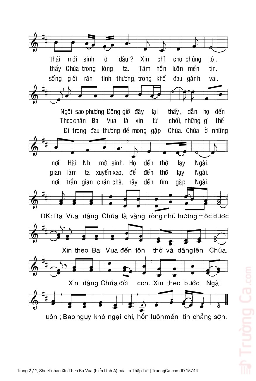 Chúa Giêsu sinh tại Bêlem giữa đêm đông giá rét lạnh lùng, Trang 4