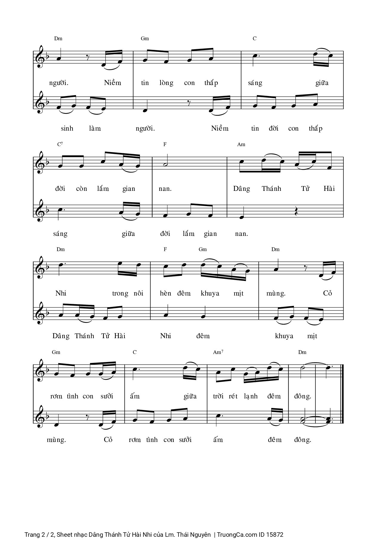 Đêm khuya êm ả dần trôi gió đông về tuyết sương giữa trời, Trang 5