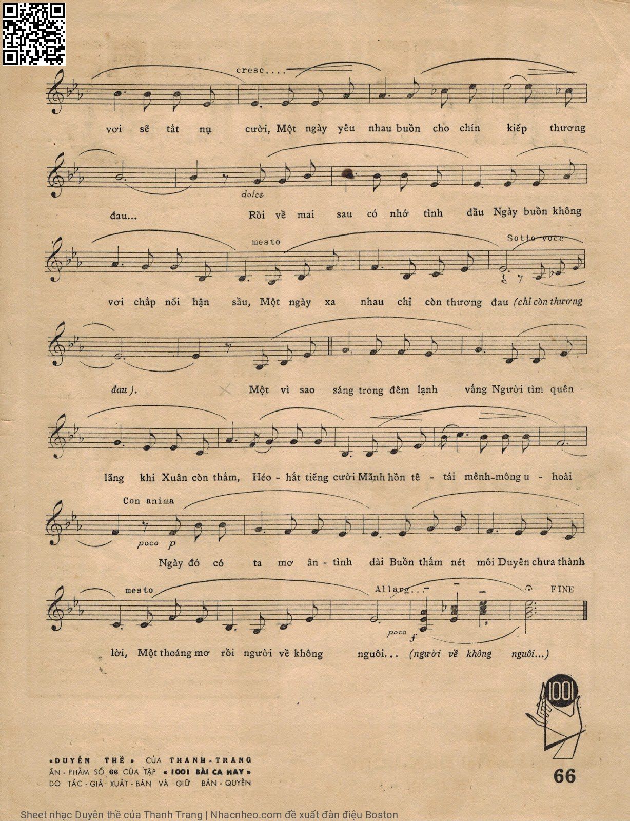 Page 3 of Sheet music PDF Duyên thề - Thanh Trang