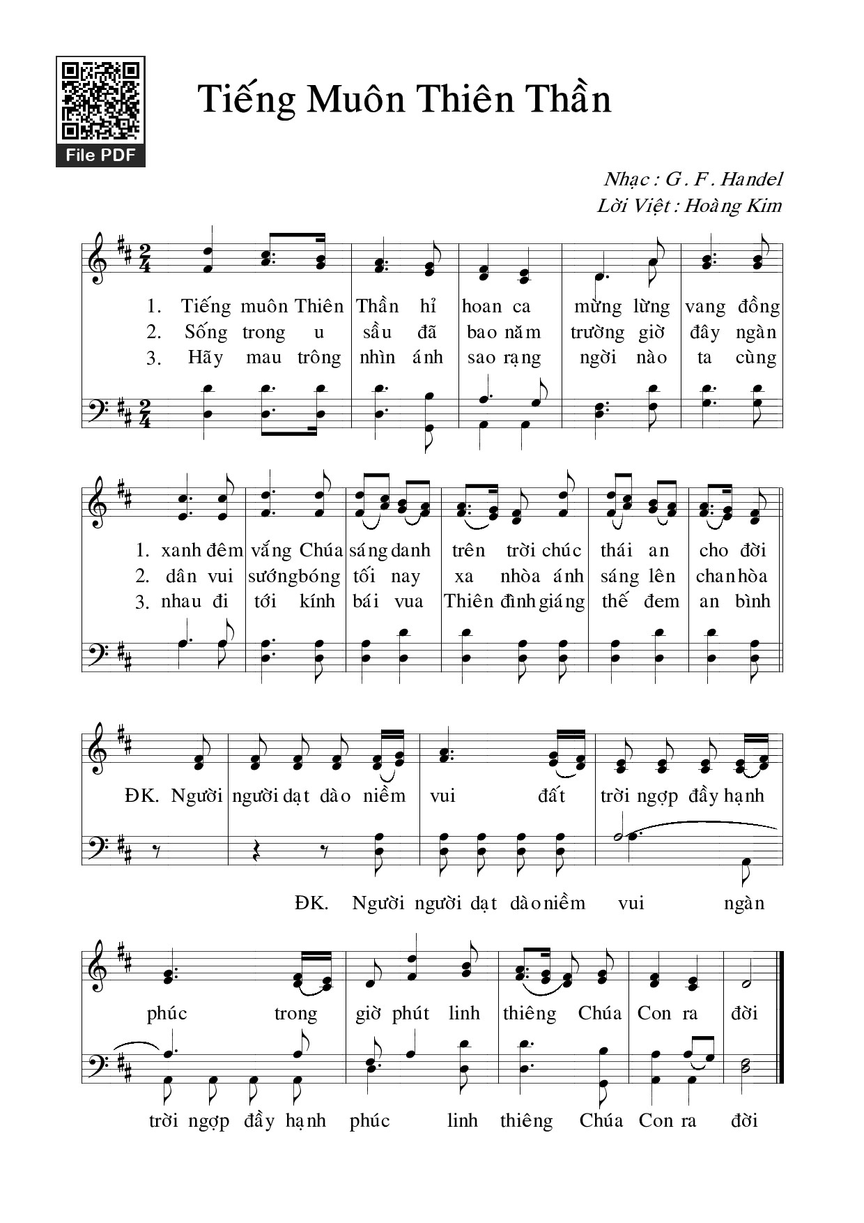 Tiếng Muôn Thiên Thần