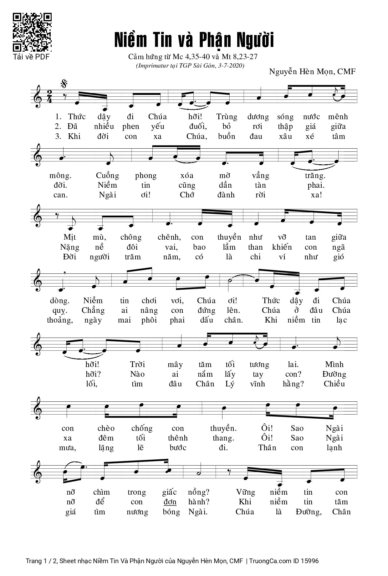 Niềm Tin Và Phận Người