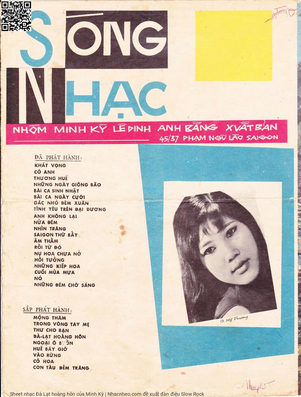 Page 4 of Sheet music PDF Đà Lạt hoàng hôn - Minh Kỳ