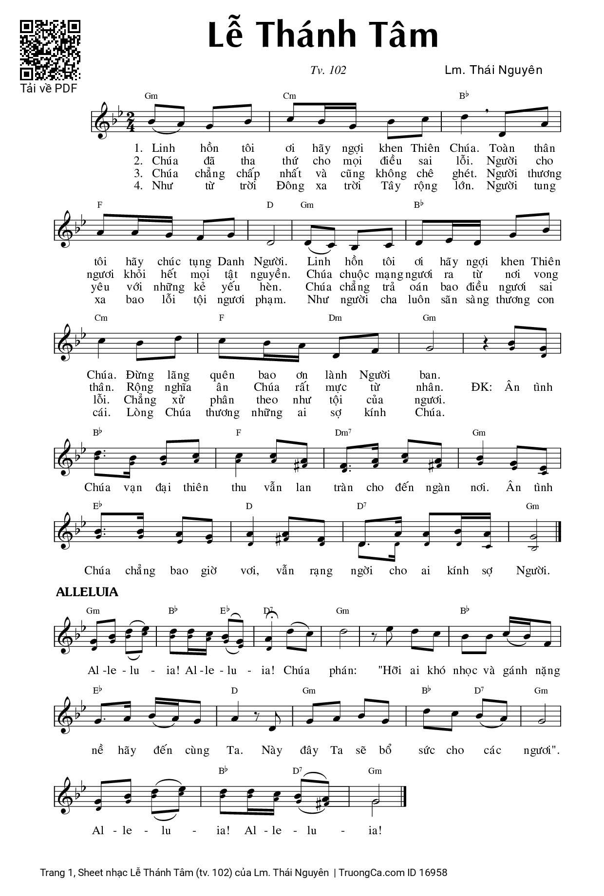 Linh hồn tôi ơi hãy ngợi khen Thiên Chúa, Trang 2