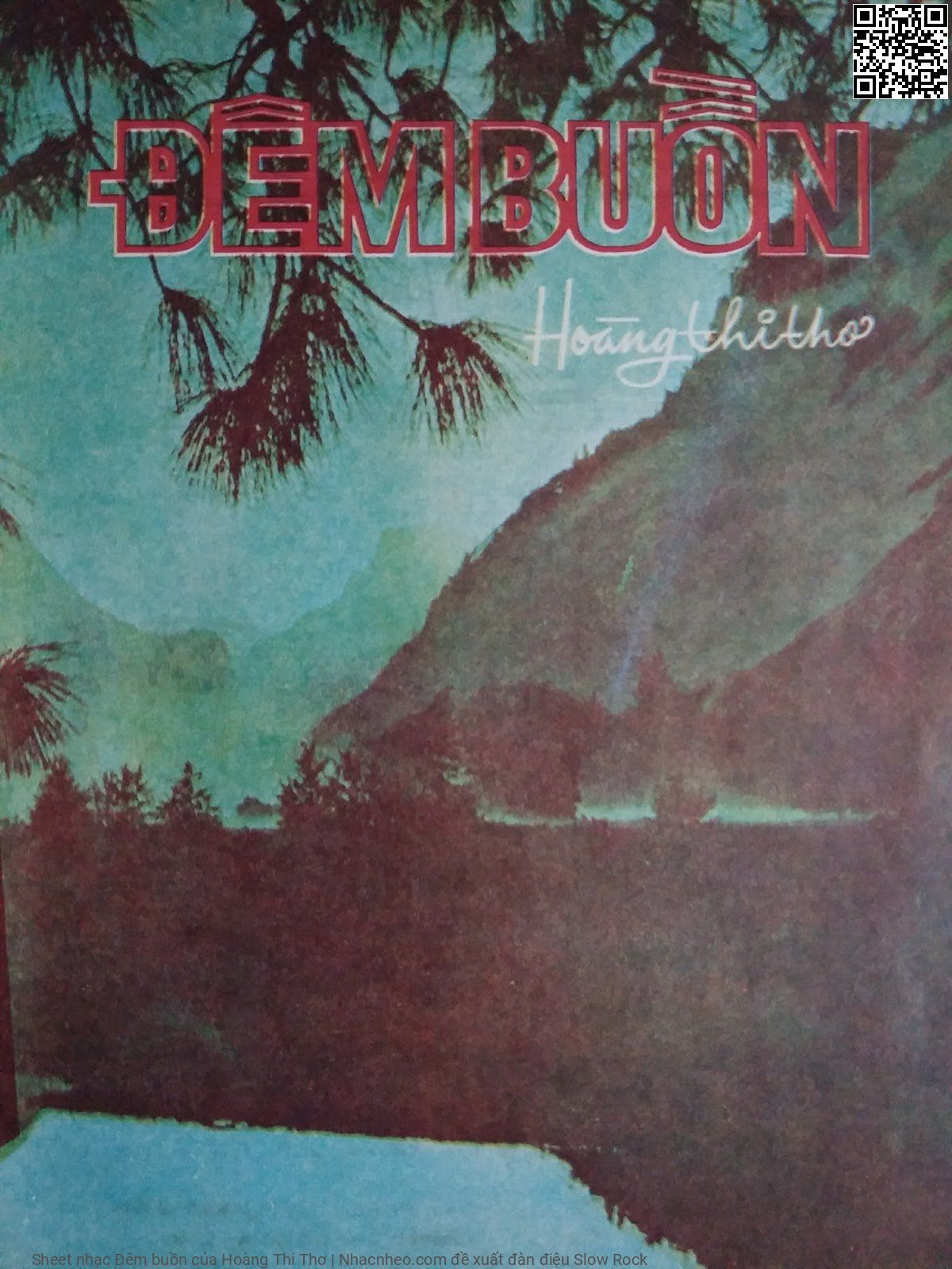 Sheet PDF of Đêm buồn - Hoàng Thi Thơ