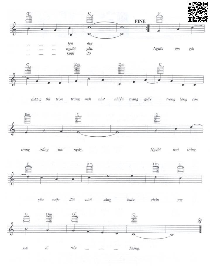 Page 2 of Sheet music PDF Đêm đô thị - Y Vân