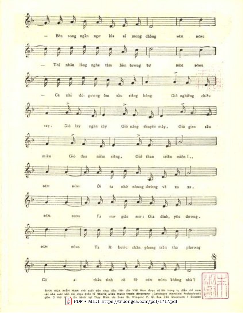 Chiều chưa đi màn đêm rơi xuống Đâu đấy buông lững lờ tiếng chuông, Trang 3