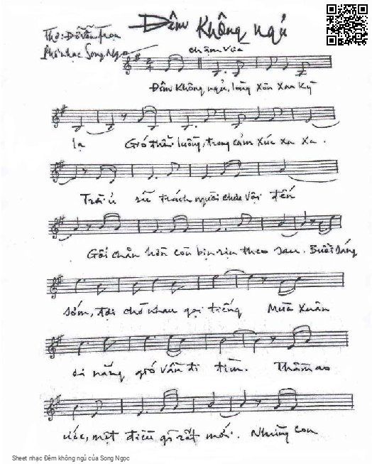 Sheet PDF of Đêm không ngủ