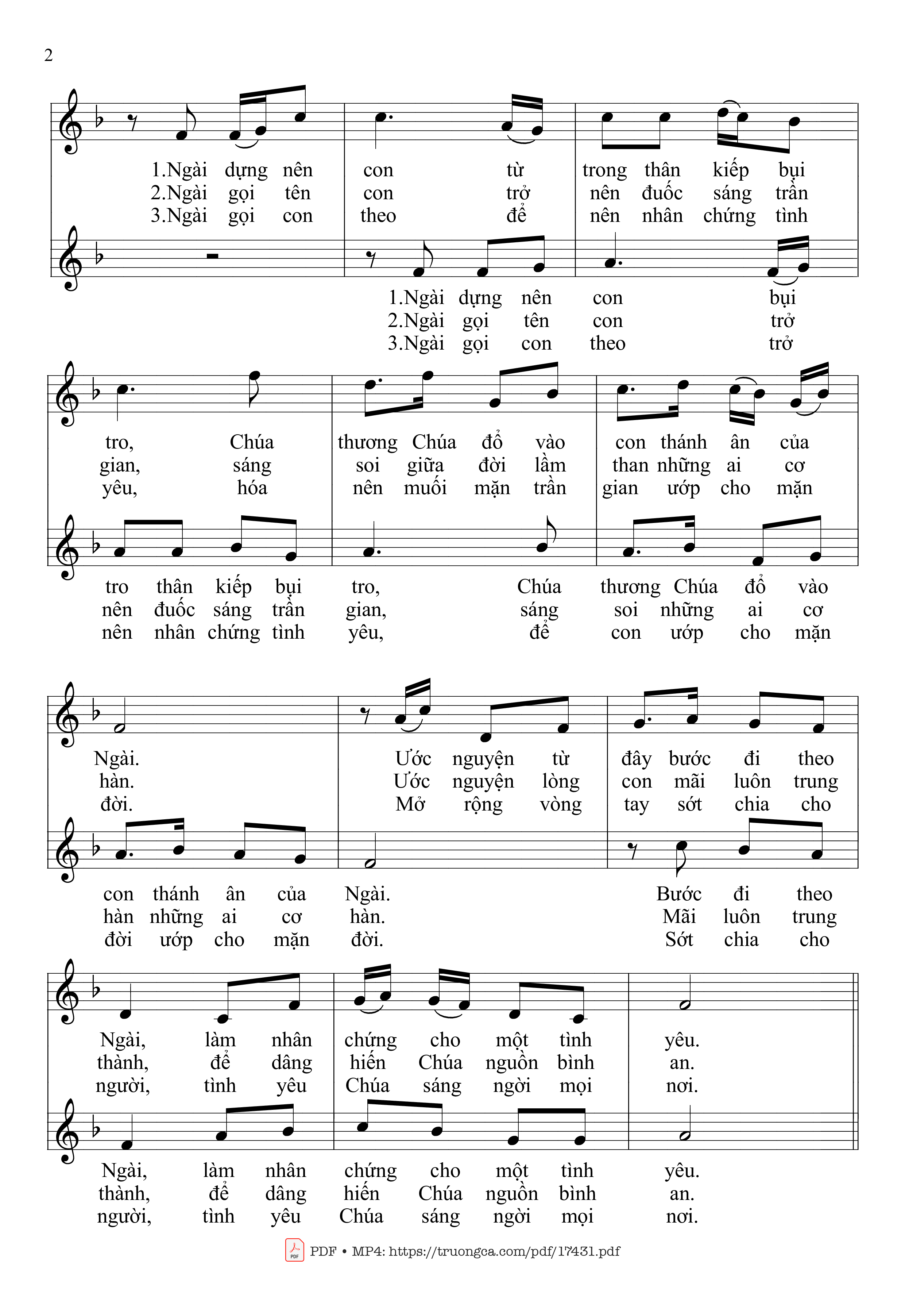 Page 2 of Sheet music PDF Tôi Có Là Chi (1cr 15, 10) - Mai Hoàng Công