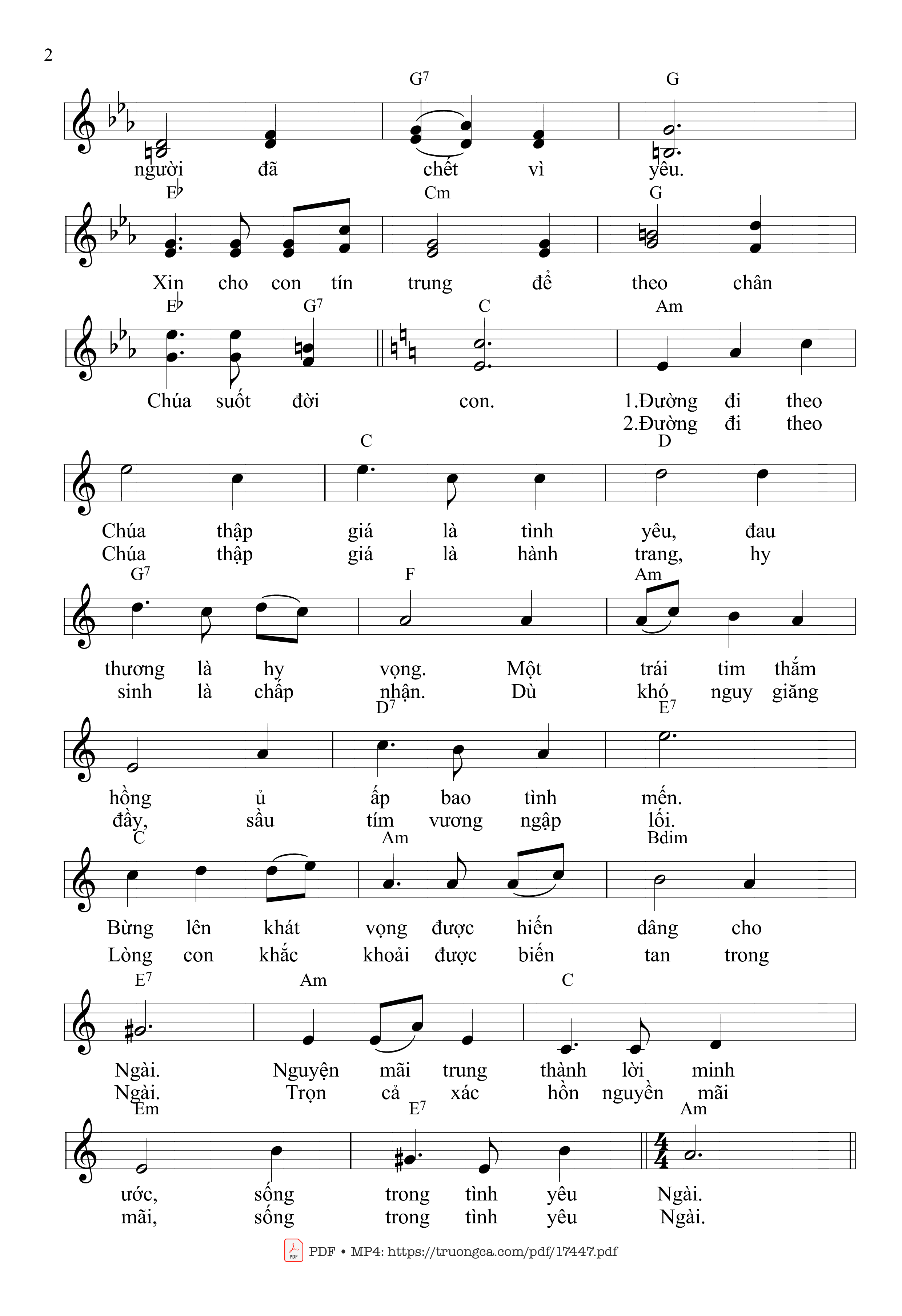 Đường tình thập giá Chúa đã đi qua con đường tình lớn lao nhiệm mầu, Trang 2