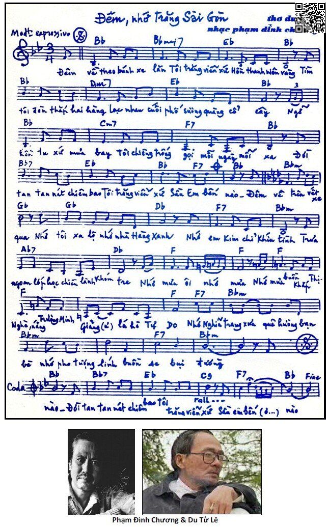 Page 3 of Sheet music PDF Đêm nhớ trăng Sài Gòn - Phạm Đình Chương