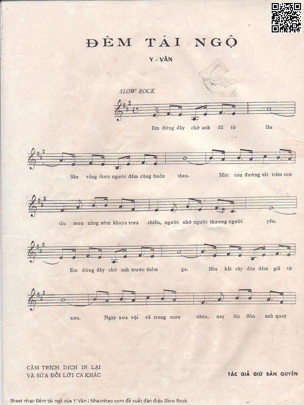 Em đứng đây chờ anh đã từ lâu Sân vắng thưa người đêm cũng buồn theo, Trang 2