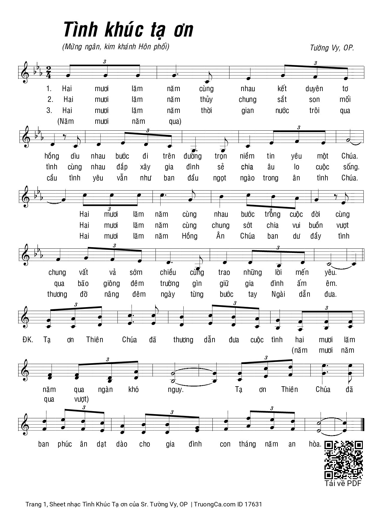 Tình Khúc Tạ ơn